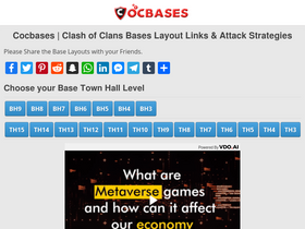 'cocbases.com' screenshot