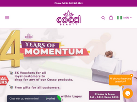 'cocci.com.ng' screenshot