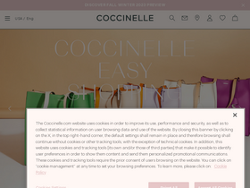 'coccinelle.com' screenshot