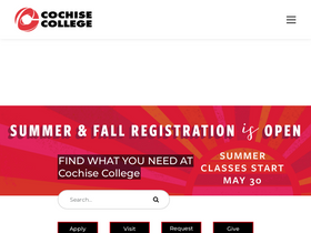 'cochise.edu' screenshot