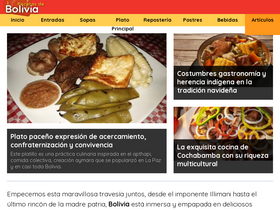 'cocina-boliviana.com' screenshot