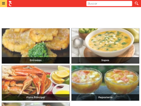 'cocina-ecuatoriana.com' screenshot