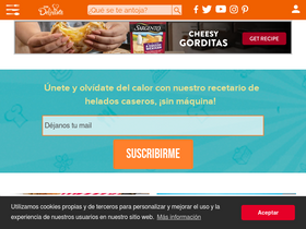 'cocinadelirante.com' screenshot