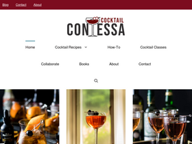 'cocktailcontessa.com' screenshot