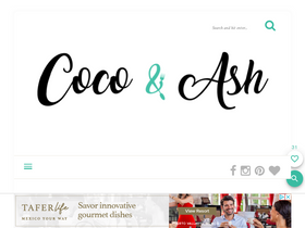 'cocoandash.com' screenshot