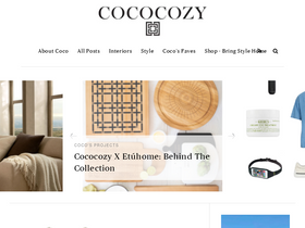 'cococozy.com' screenshot