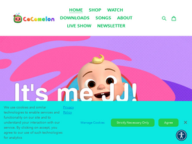 'cocomelon.com' screenshot