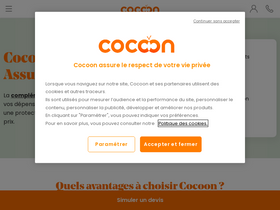'cocoon.fr' screenshot