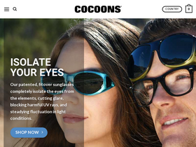 'cocoonseyewear.com' screenshot