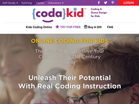 'codakid.com' screenshot