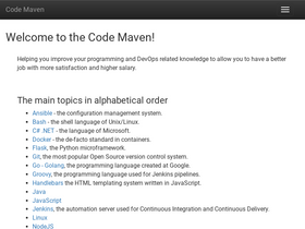 'code-maven.com' screenshot