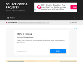 'code-projects.org' screenshot