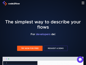 'code2flow.com' screenshot