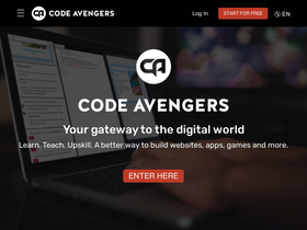 'codeavengers.com' screenshot