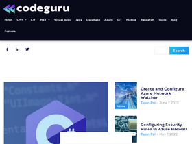 'codeguru.com' screenshot
