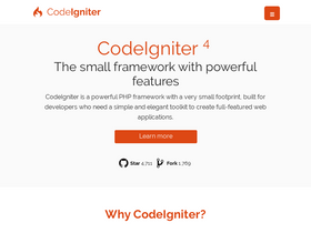'codeigniter.com' screenshot
