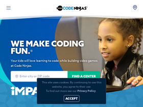 'codeninjas.com' screenshot