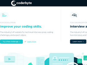 'coderbyte.com' screenshot