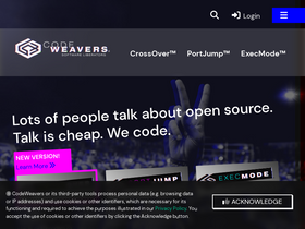 'codeweavers.com' screenshot
