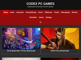 'codexpcgames.com' screenshot