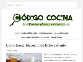 'codigococina.com' screenshot