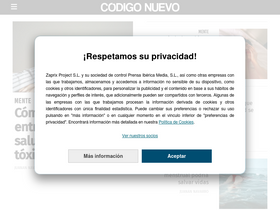 'codigonuevo.com' screenshot