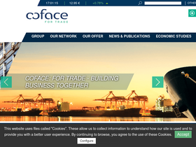 'coface.com' screenshot