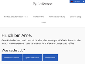'coffeeness.de' screenshot