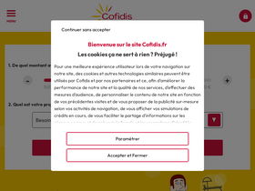 'cofidis.fr' screenshot