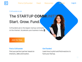 'cofounderslab.com' screenshot