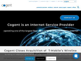'cogentco.com' screenshot