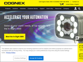 'cognex.com' screenshot