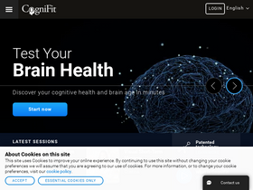 'cognifit.com' screenshot