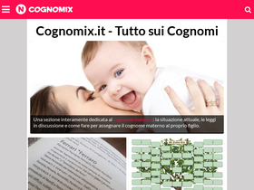 'cognomix.it' screenshot