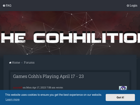 'cohhilition.com' screenshot