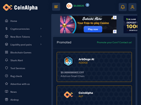 'coinalpha.app' screenshot