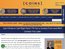 'coinappraiser.com' screenshot