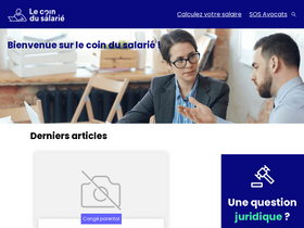 'coindusalarie.fr' screenshot