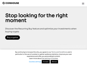 'coinhouse.com' screenshot
