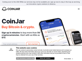 'coinjar.com' screenshot