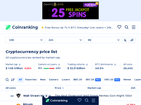 'coinranking.com' screenshot