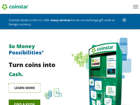 'coinstar.com' screenshot