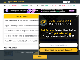'cointelegraph.com' screenshot