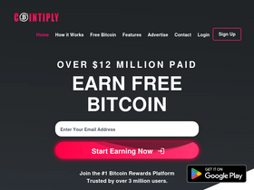 'cointiply.com' screenshot