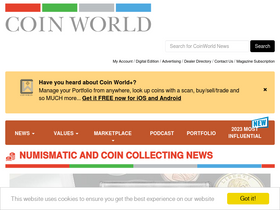 'coinworld.com' screenshot