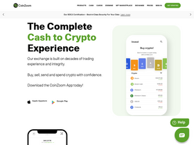 'coinzoom.com' screenshot