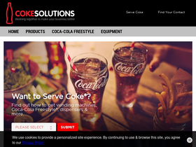 'cokesolutions.com' screenshot