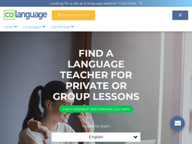 'colanguage.com' screenshot