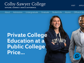 'colby-sawyer.edu' screenshot