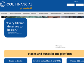 'colfinancial.com' screenshot